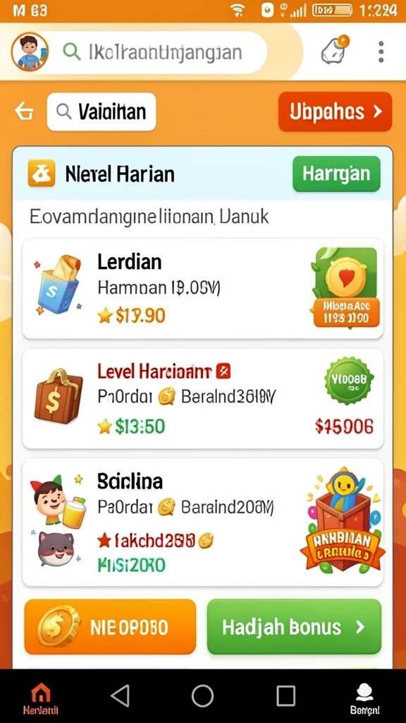 Tampilan antarmuka pengguna yang menarik dan intuitif.