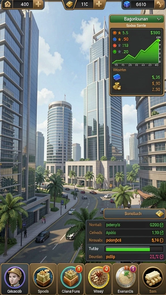 Screenshot luar biasa dari pertarungan melawan monster.