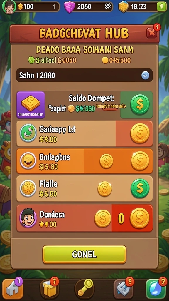 Tangkapan layar aksi seru saat menghadapi monster!