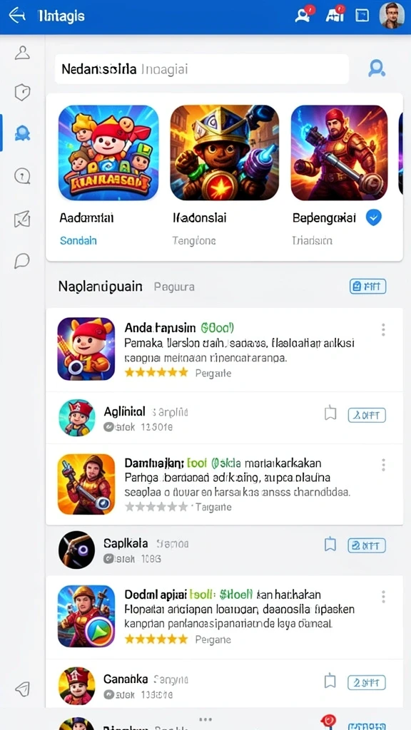 Tampilan antarmuka yang menarik dan mudah digunakan.