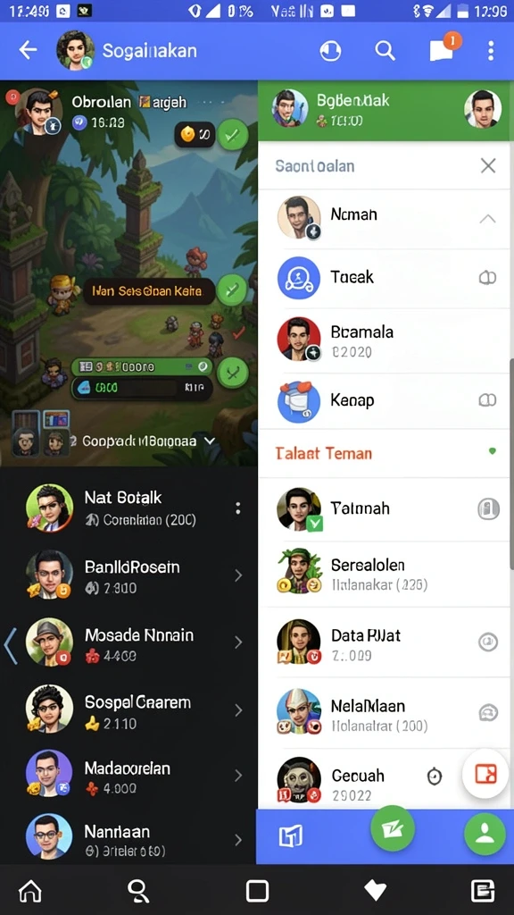 Antarmuka user-friendly yang memudahkan navigasi permainan.