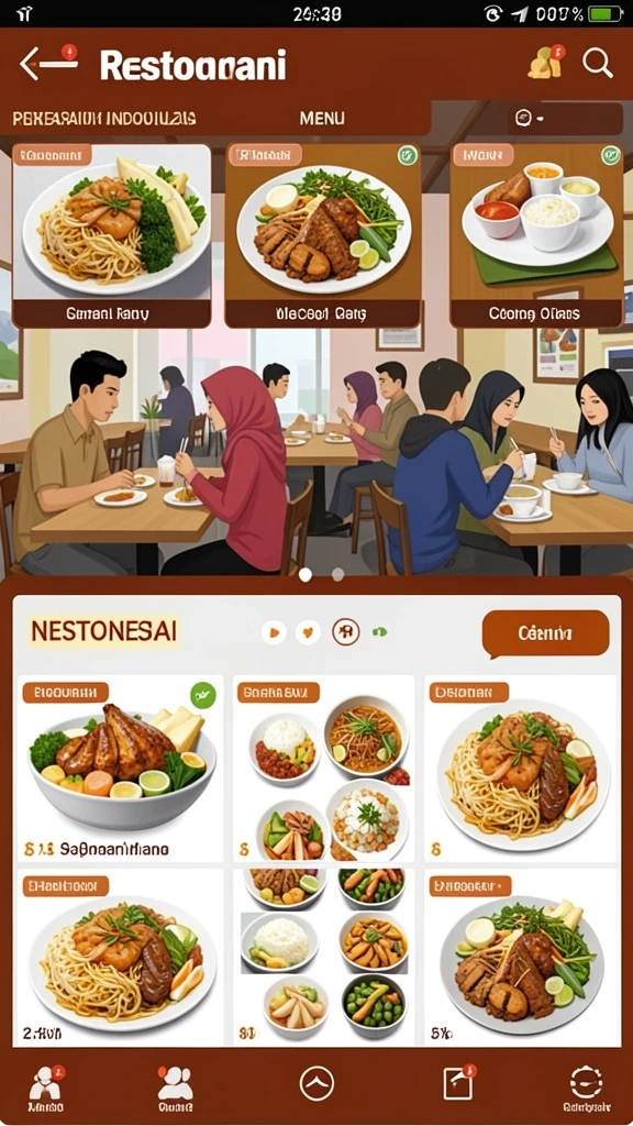 Pemandangan grafis yang memukau di BATA123.