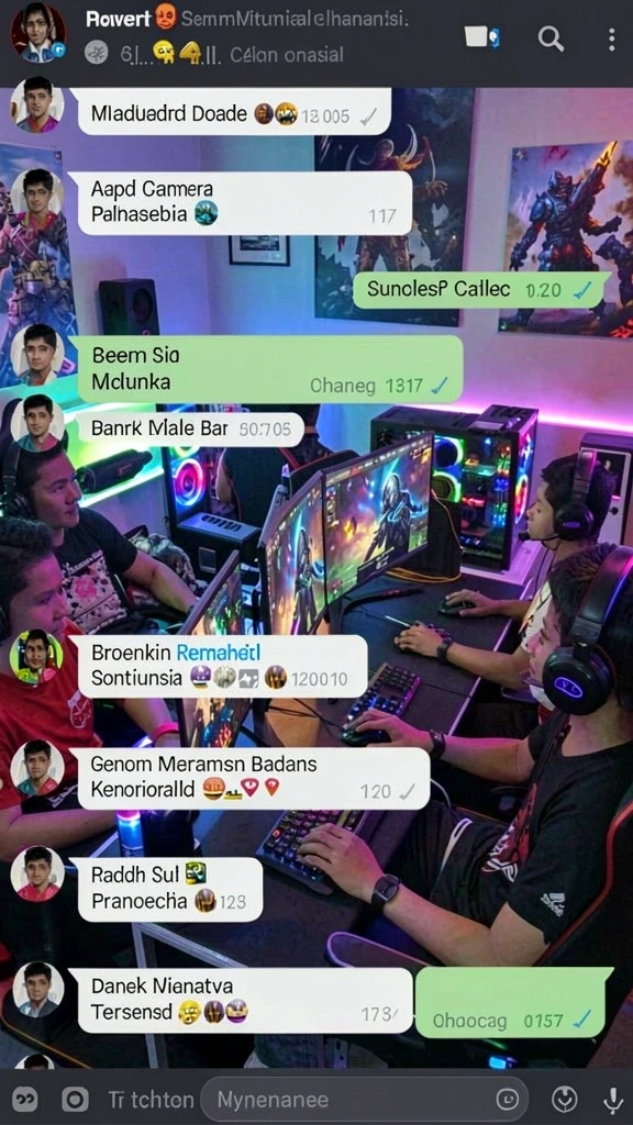 Kompetisi seru dengan teman-teman secara online.