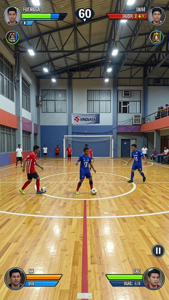 Tampilan awal permainan yang menarik dan penuh warna.