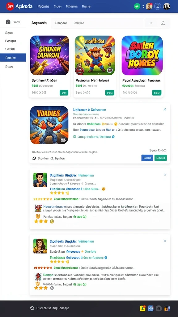 Screenshot menampilkan karakter utama DKK dalam aksi.