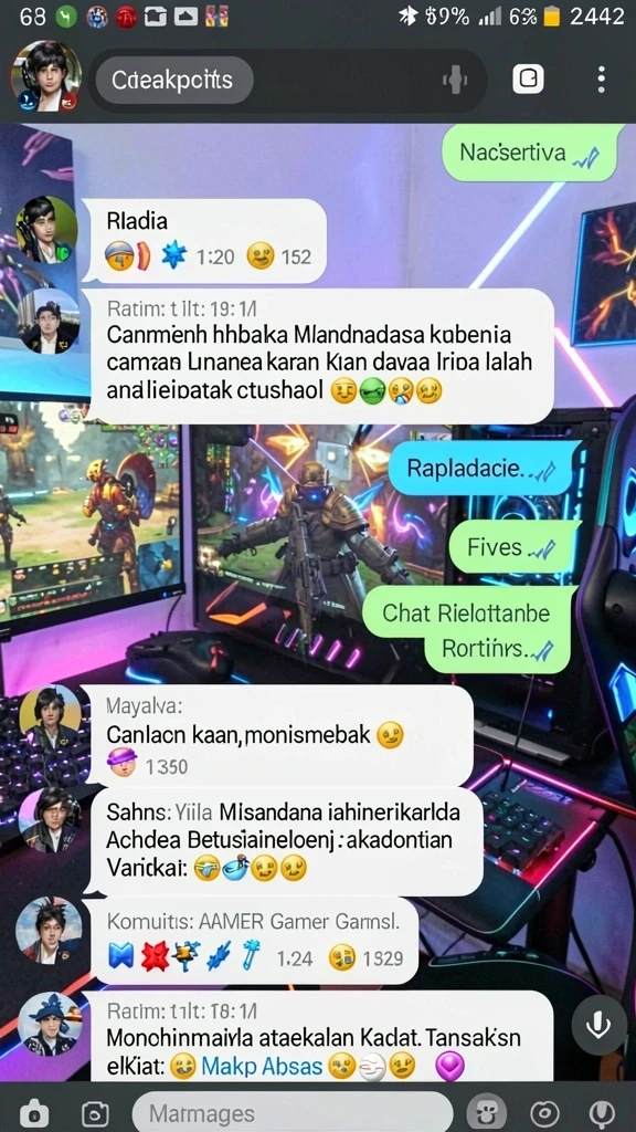Screenshot menunjukkan salah satu mode permainan yang tersedia.