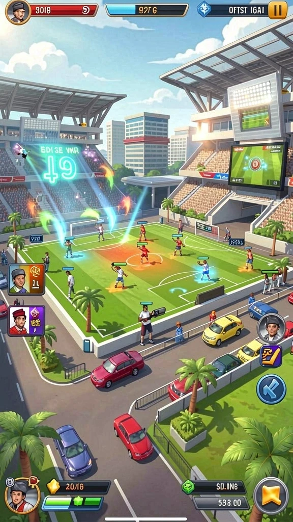 Screenshot ini memperlihatkan leaderboard yang mencatat peringkat pemain.