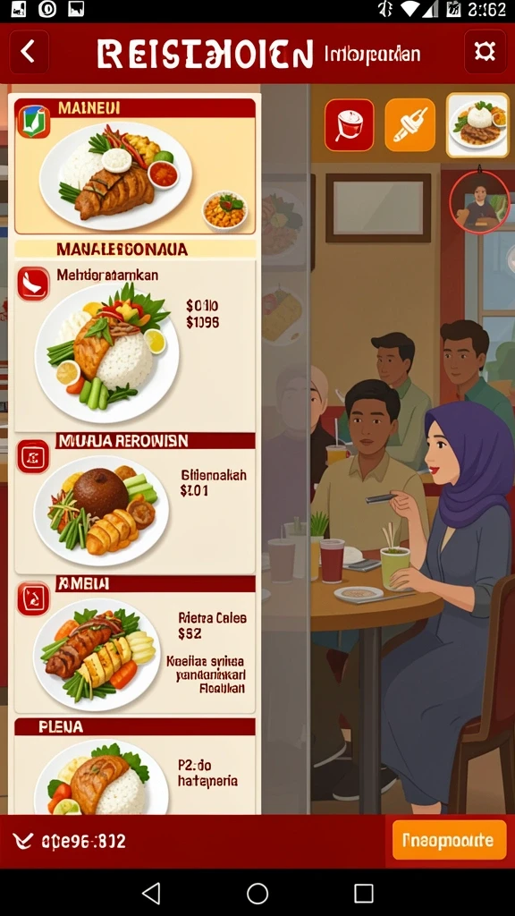 Tampilan antarmuka yang menarik dan mudah digunakan.