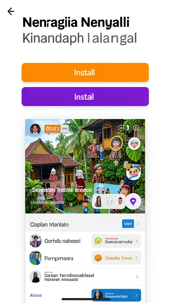 Tampilan antarmuka yang intuitif dan modern.