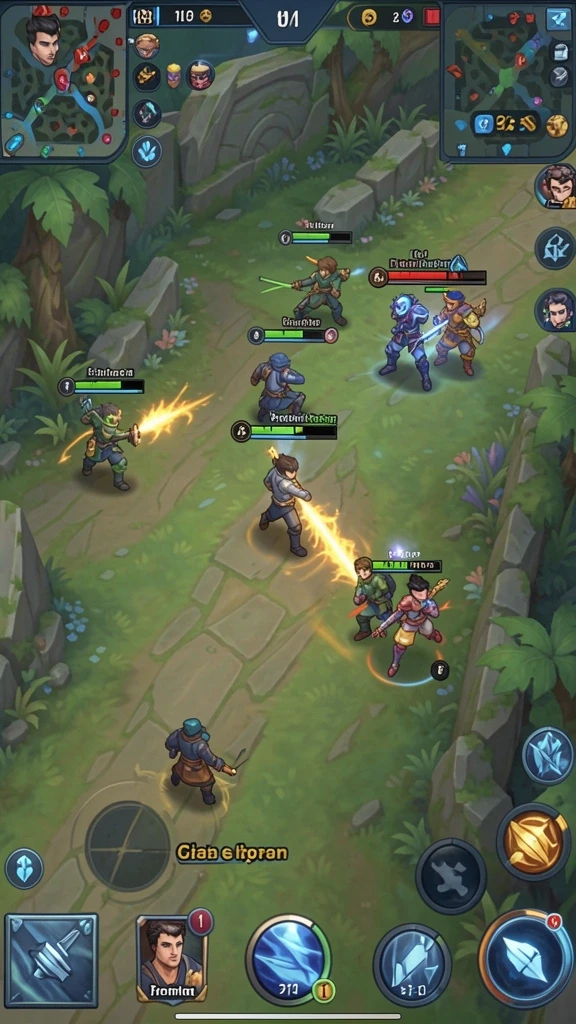 Contoh gameplay saat menyelesaikan level yang menantang.