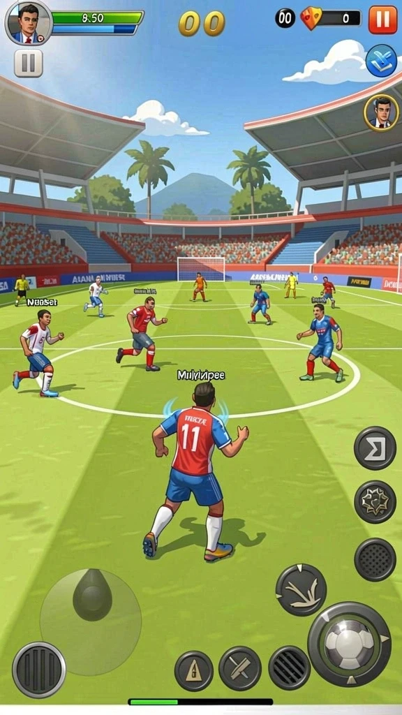 Tangkapan layar dari salah satu level yang menantang.