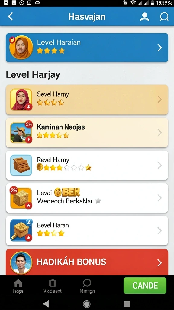 Mode permainan yang beragam dan menantang.