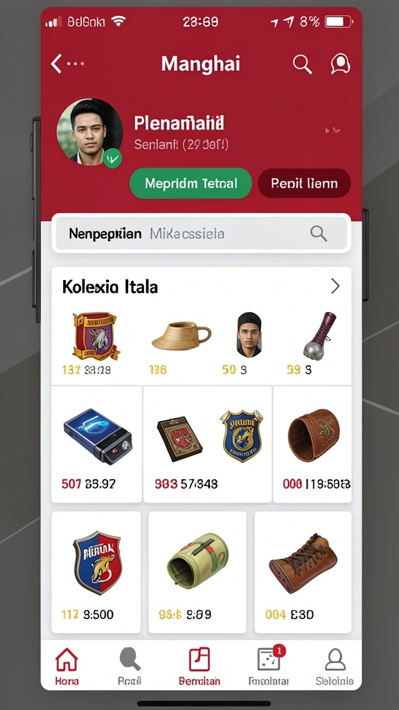 Tampilan antarmuka yang user-friendly dan menarik.