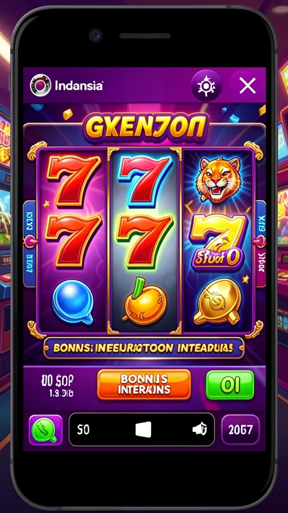 Tampilan awal game yang menarik dan interaktif.