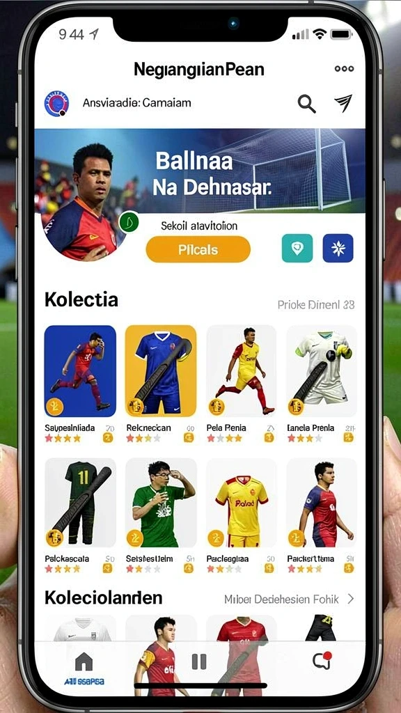 Tampilan antarmuka yang mudah digunakan untuk navigasi.