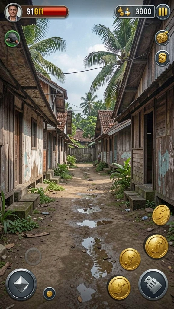 Berbagai rintangan yang menantang dan seru.