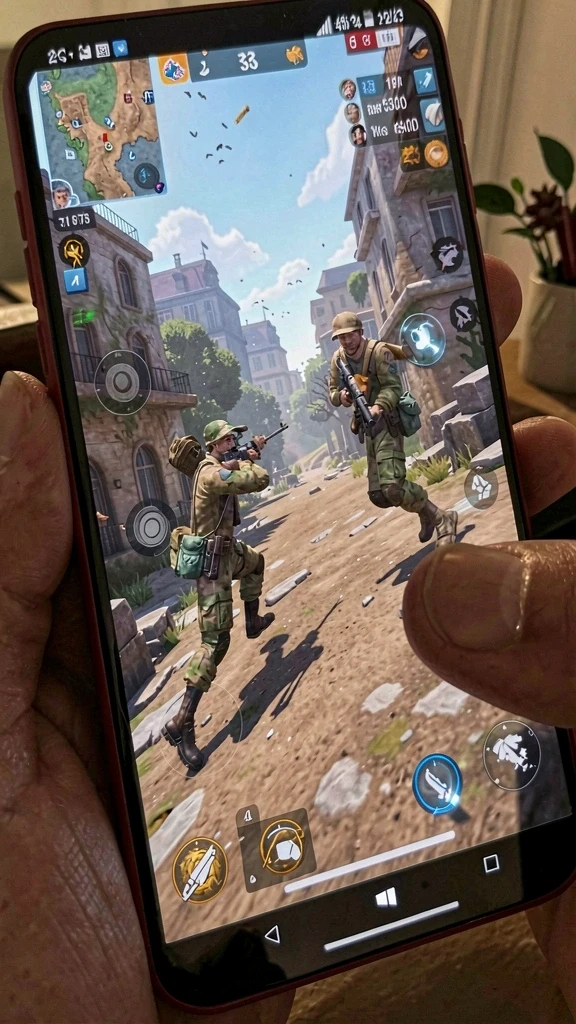 Screenshot 2: Visual level yang penuh warna dan rintangan menantang.