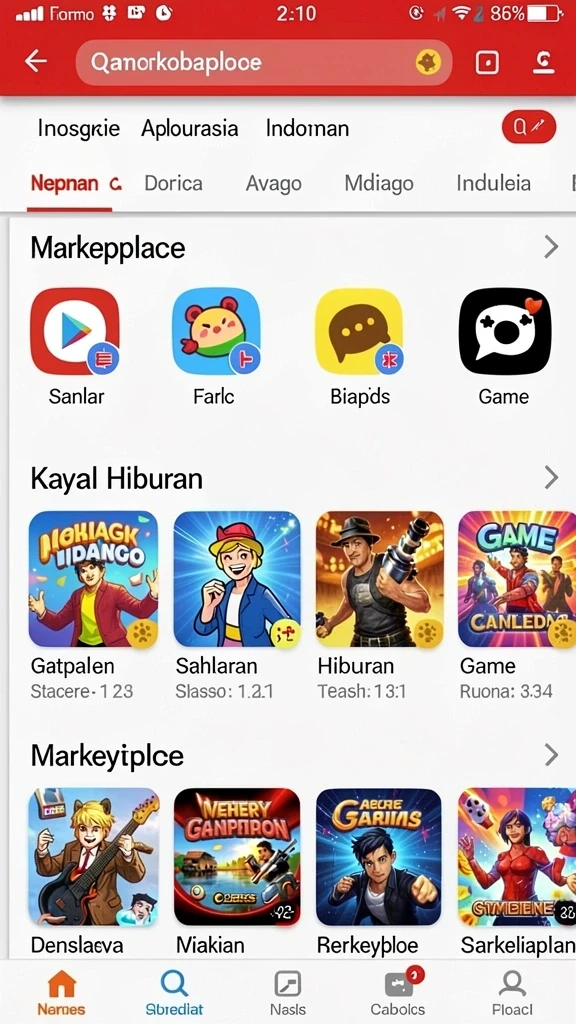 Screenshot 3: Fitur interaksi sosial antar pemain yang seru.