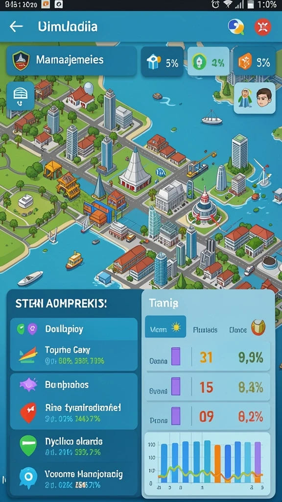 Antarmuka yang user-friendly memudahkan navigasi di dalam aplikasi.