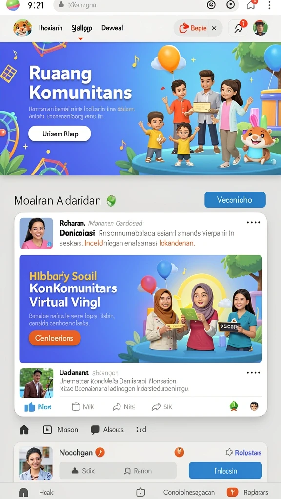 Pengalaman bermain yang adiktif dan menyenangkan.