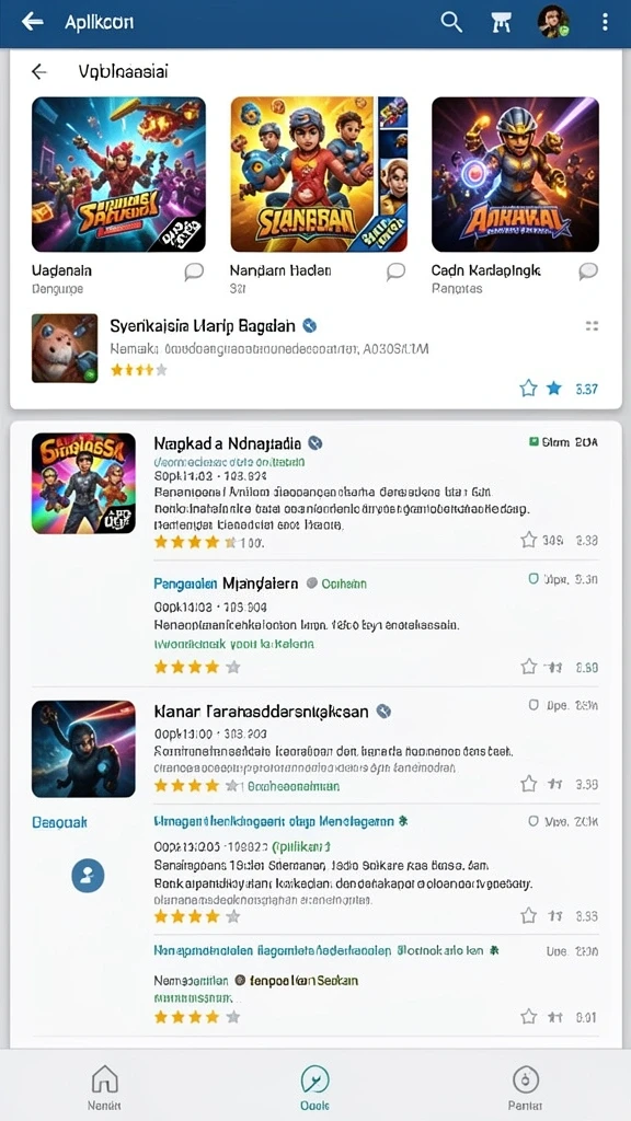 Tampilan utama aplikasi OVO88 yang menarik.