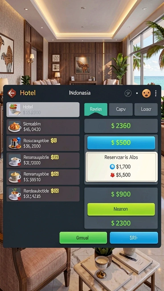 Fitur chat yang memungkinkan interaksi antar pemain.