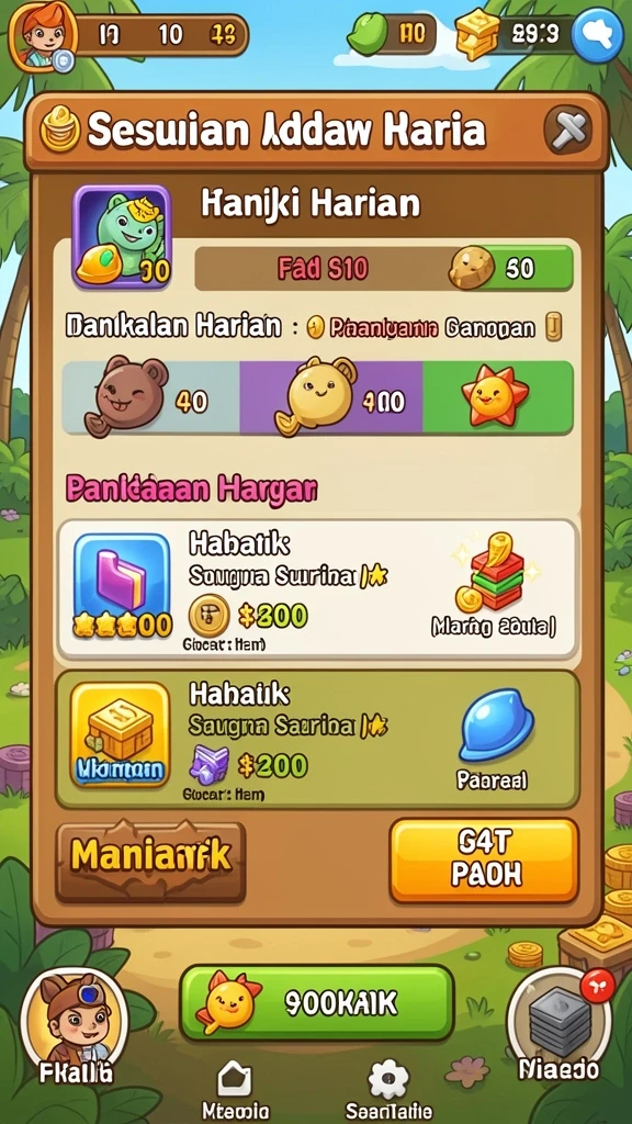 Koleksi tema slot yang beragam.