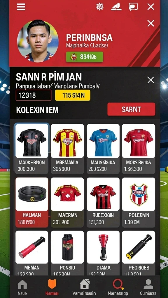 Menampilkan karakter utama dalam aksi seru.