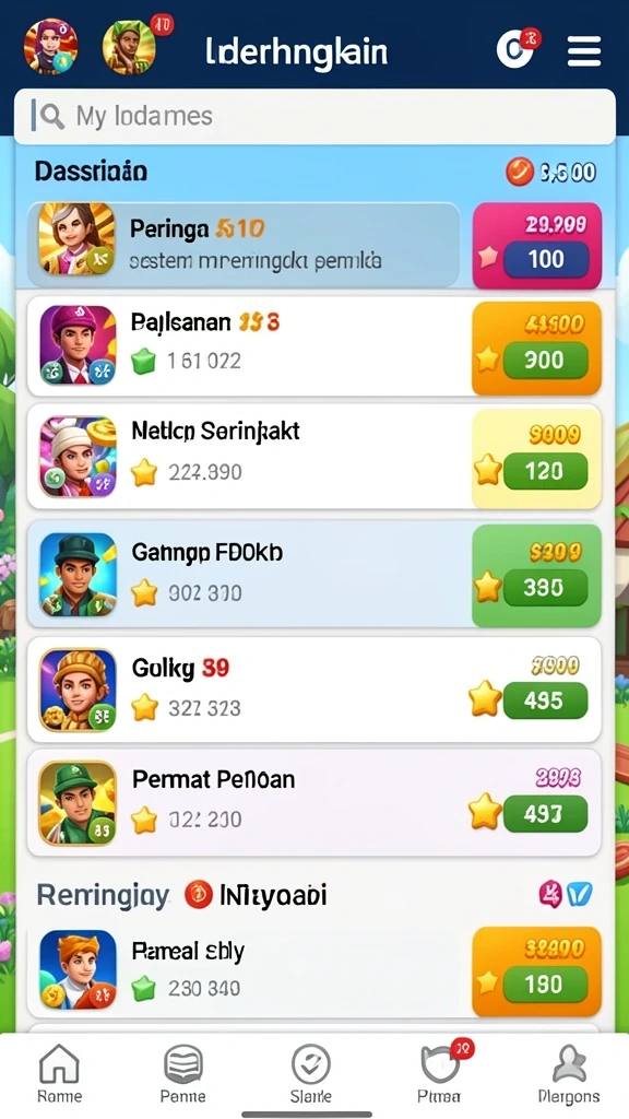 Fitur pembaruan yang membantu pemain terus berkembang.