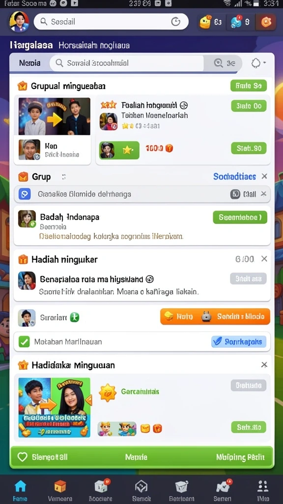Momen seru saat bermain dalam mode multiplayer.