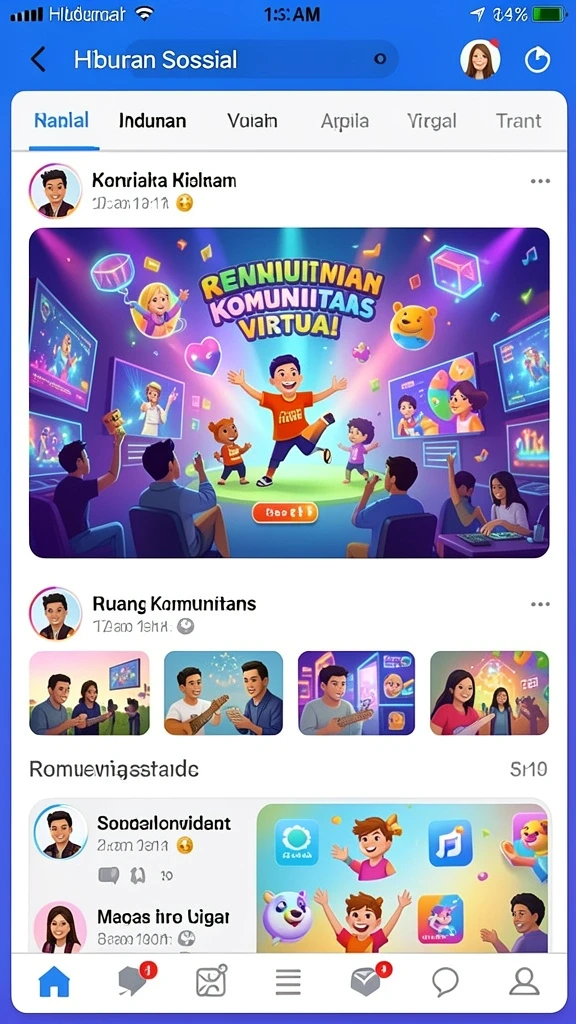 Tangkapan layar fitur multiplayer yang seru.
