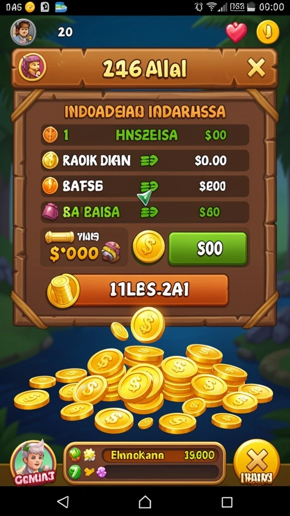 Tantangan menarik di setiap level.
