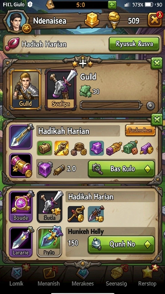 Komunitas aktif untuk berbagi pengalaman gaming.