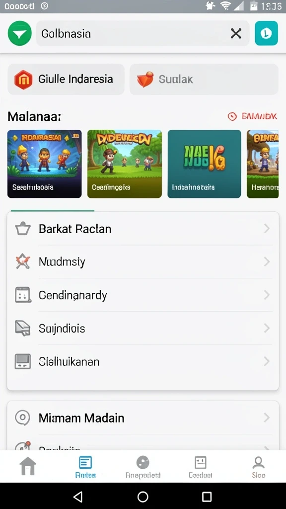 Tangkapan layar kedua: Aksi seru karakter berpetualang.