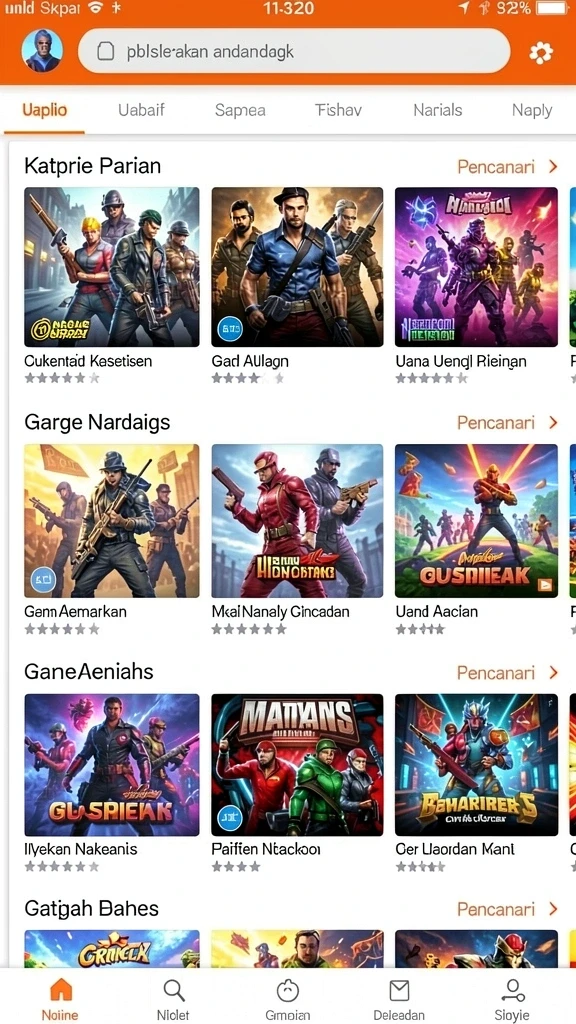 Menampilkan karakter kustomisasi yang menarik.