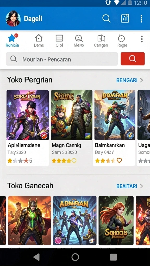 Komunitas aktif dengan interaksi pemain.