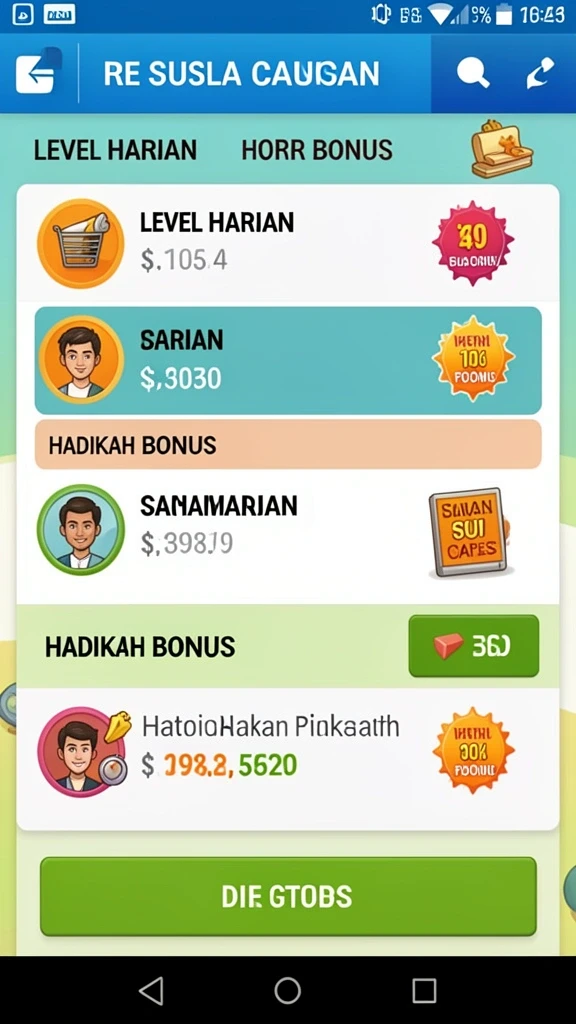 Koleksi permainan slot yang sangat beragam.