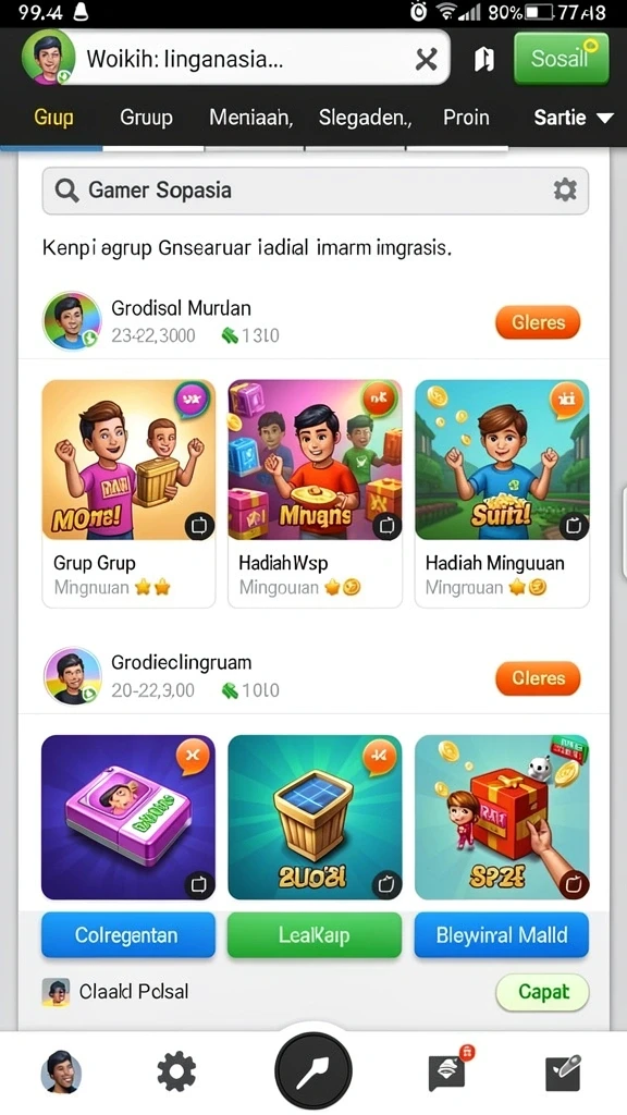 Visual yang memukau saat bertarung melawan musuh.